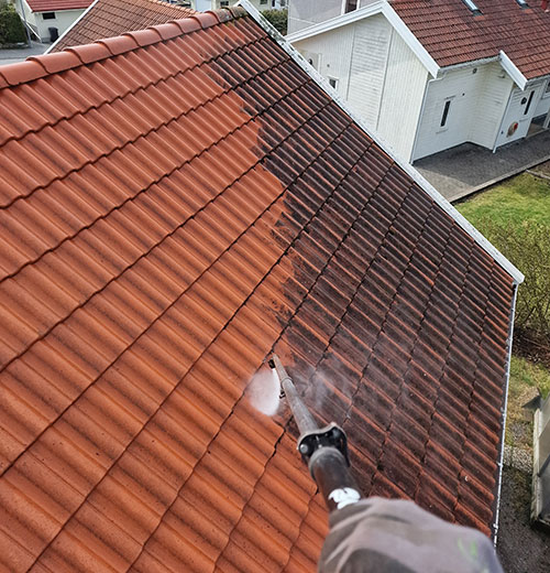 Démoussage toiture professionnel Lens