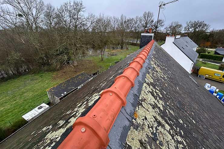 Réparation faîtage couvreur Lens